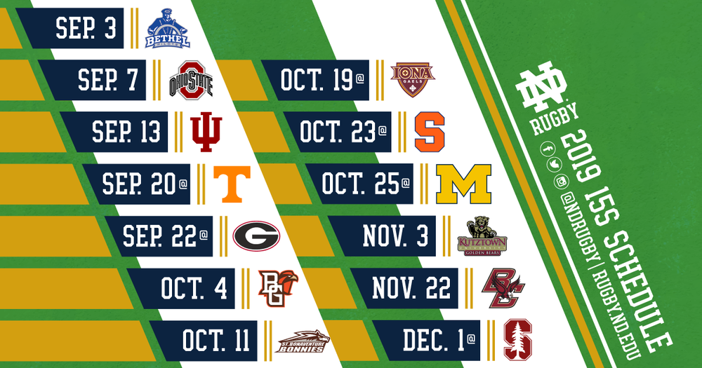 Notre Dame Men S Rugby 15s Schedule Fall 2019 Facebook 1200 Px X 630 Px